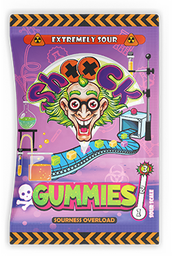 آدامس شوک اوینا - درجه ترشی زیاد