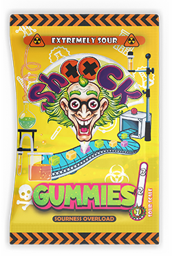 آدامس شوک اوینا - درجه ترشی کم