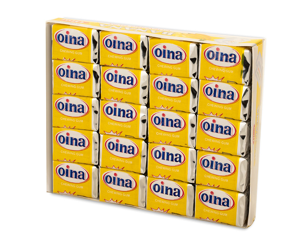 Oina Banana Chewing Gum - 6 piece