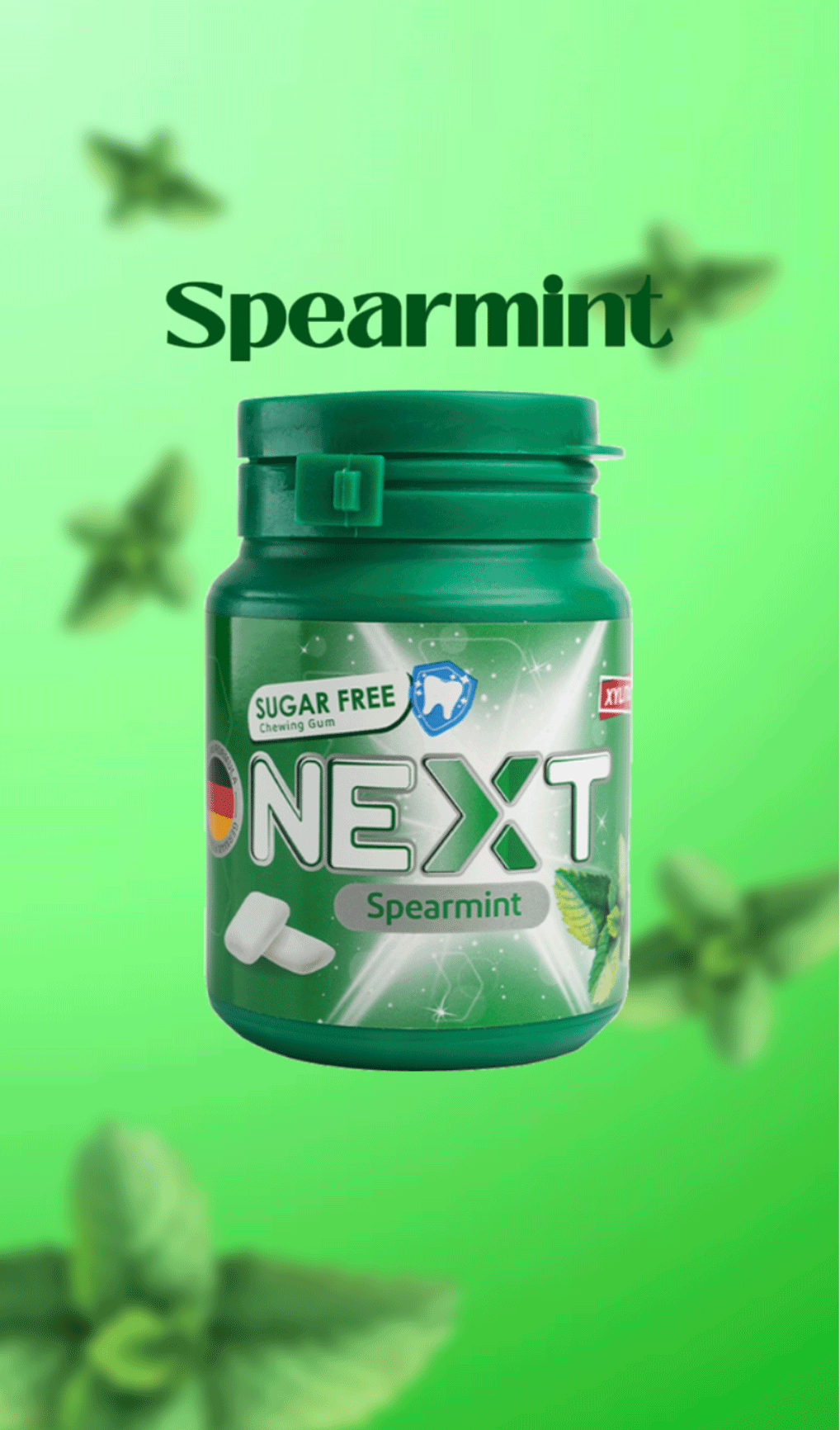 آدامس دراژه ای بدون شکر NEXT با طعم نعناع