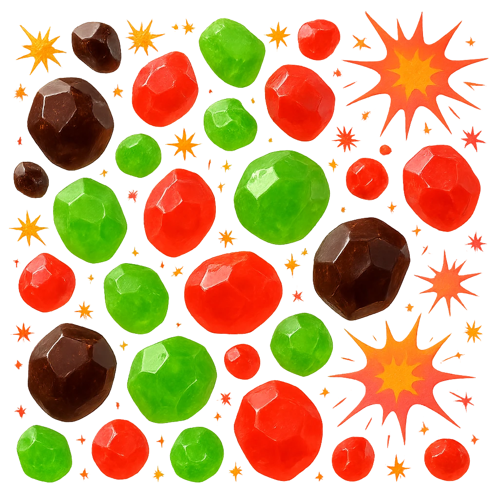 آب نبات های جرقه ای اوینا