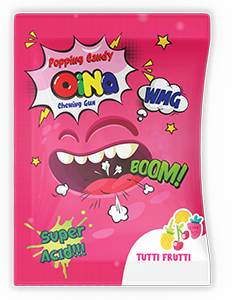 Oina Popping Candy gum